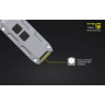 Фонарь-брелок NITECORE TIP 2017 Grey CREE XP-G2 15466